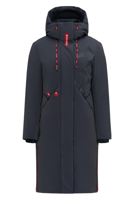 Куртка пуховая Bivium Verum жен. графитовый