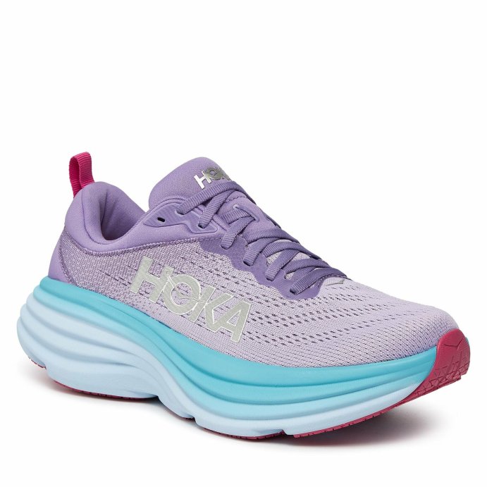 Кроссовки Hoka W BONDI 8 Chalk Violet Pastel Lilac в Твери
