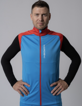 Жилет разминочный NORDSKI Premium Blue/Red NSM438879