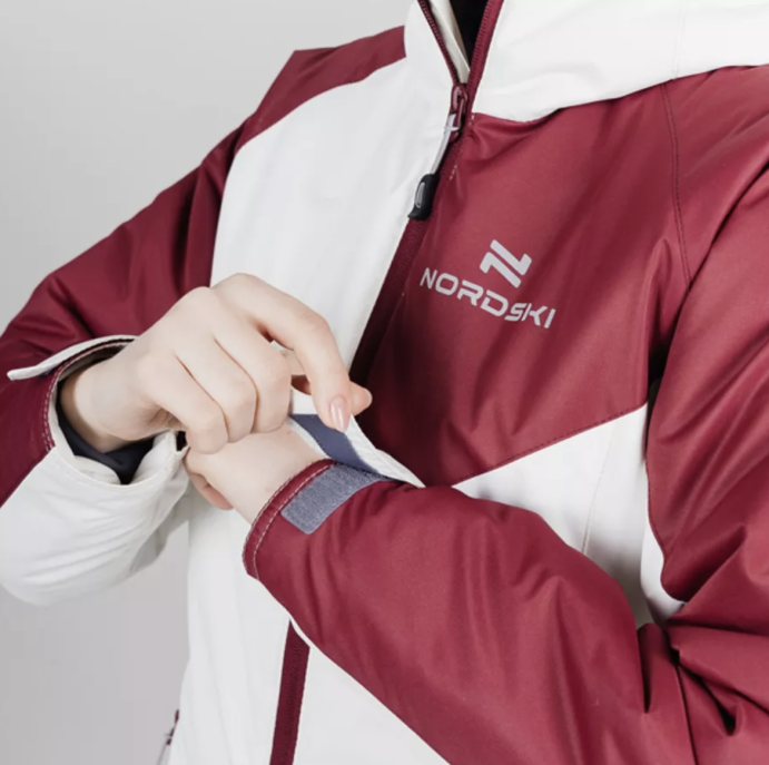 Утепленная куртка Nordski Premium-Sport Cream/Wine W NSW747724 в Красноярске