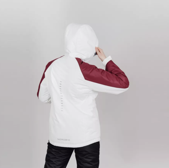 Утепленная куртка Nordski Premium-Sport Cream/Wine W NSW747724 в Красноярске