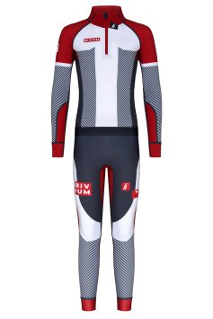 Костюм гоночный Bivium Энергия детск. белый_графитовый