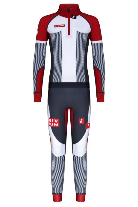 Костюм гоночный Bivium Энергия детск. белый_графитовый