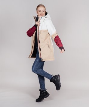 Утепленная куртка Nordski Casual Cream/Beige W NSW751852