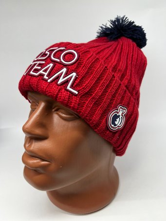 Шапка теплая РОССИЯ "BOSCO красная" 23/24