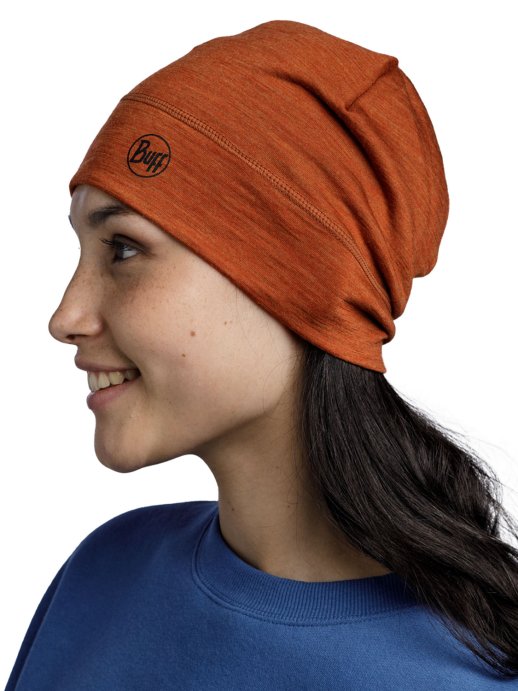 Шапка Buff Merino Migweight Hat Melange Cinnamon 118007.330.10.00 в Санкт-Петербурге