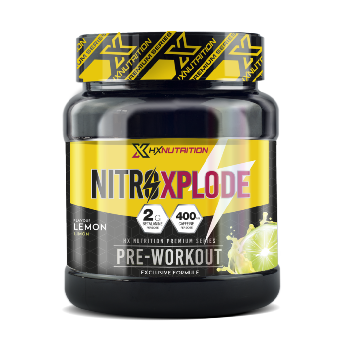 Предтренировочный комплекс HX Nutrition Premium NitroXplode 350 гр. (Лимон) в Мурманске