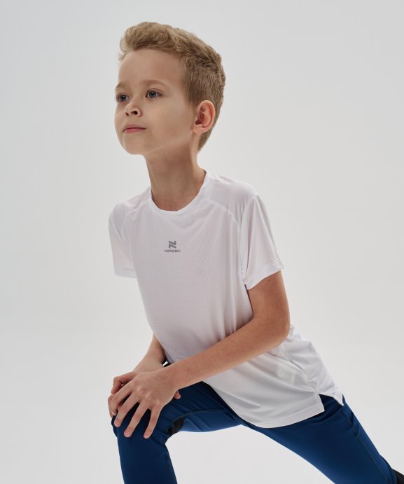 Футболка Nordski Jr. Run 2.0 White NSJ1129001 в Нижнем Новгороде