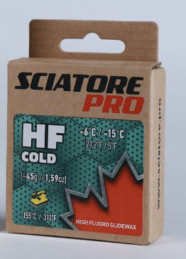 Парафин SCIATORE HF COLD (св. зеленый) -6/-15 45гр