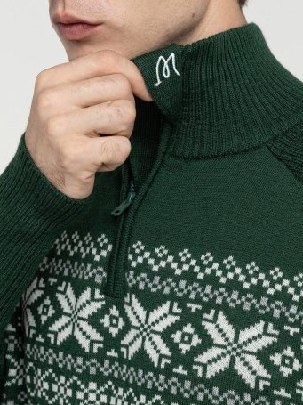 Свитер MOAX Tirvas муж. MX714021/20710 темно-зеленый