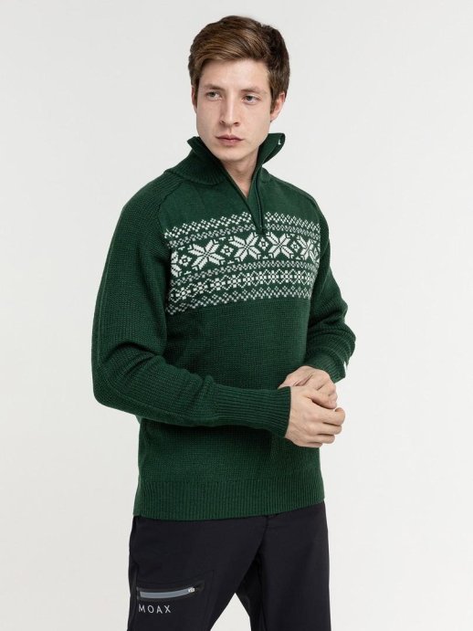 Свитер MOAX Tirvas муж. MX714021/20710 темно-зеленый