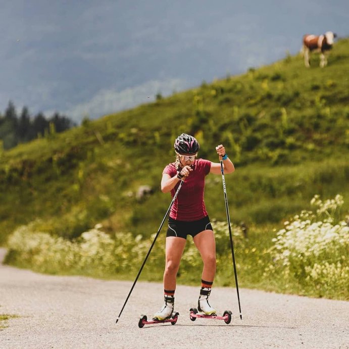 Лыжероллеры MARWE SKATING 610A PINK (6)