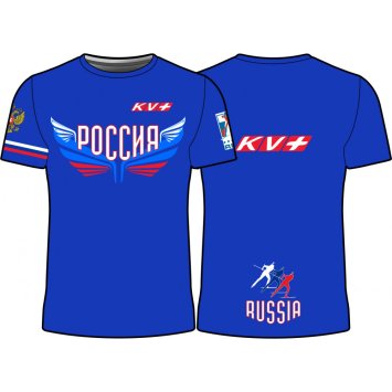 Футболка KV+ NATIONAL мужская синий СБР  20U148.RUS