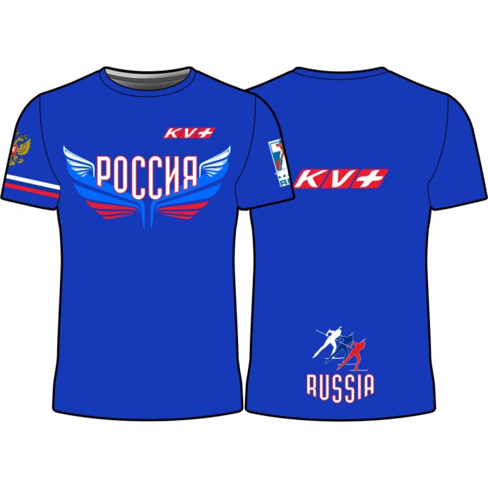 Футболка KV+ NATIONAL мужская синий СБР  20U148.RUS в Твери