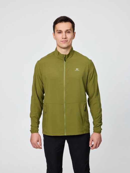 Ветровка беговая Nordski Light Cross Olive NSM349425