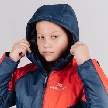 Куртка Nordski Jr. Premium Sport Red/Dark Navy NSJ748710