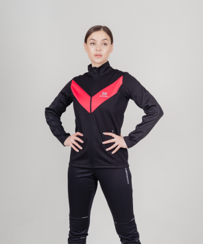 Куртка Nordski Base Black/Pink W NSW811957