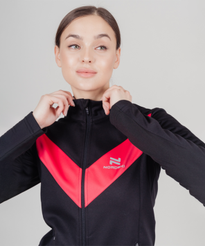 Куртка Nordski Base Black/Pink W NSW811957