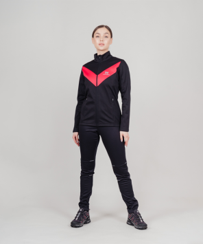 Куртка Nordski Base Black/Pink W NSW811957