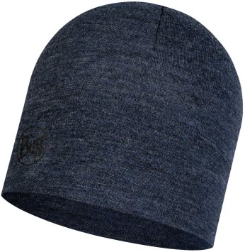 Шапка Buff Merino Migweight Hat Melange Night Blue 118007.779.10.00