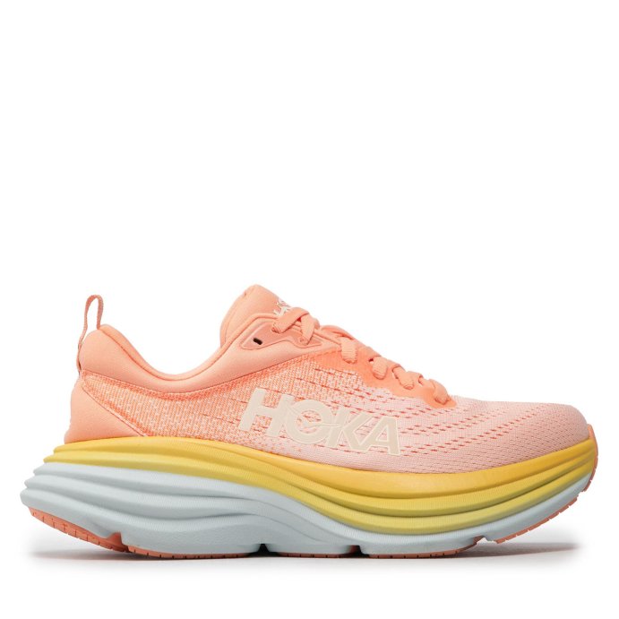 Кроссовки Hoka W BONDI 8 Shell Coral Peach Parfait в Твери