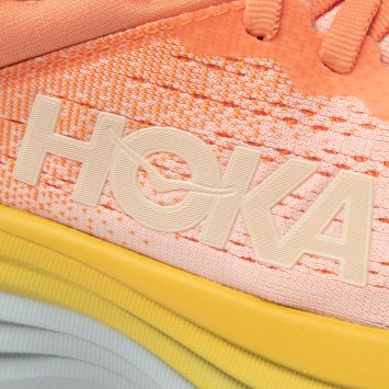 Кроссовки Hoka W BONDI 8 Shell Coral Peach Parfait