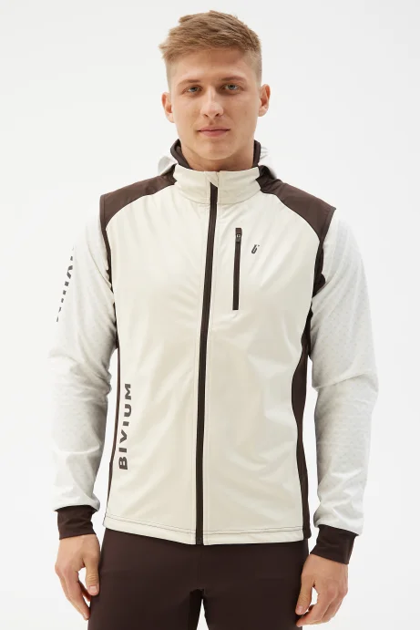 Жилет Bivium &quot;Пик 2.0&quot; муж. молочный_кофейный