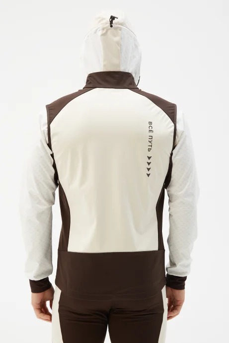Жилет Bivium &quot;Пик 2.0&quot; муж. молочный_кофейный