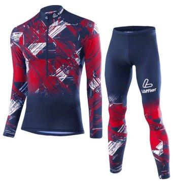 Гоночный костюм LOFFLER WORLDCUP 24 dark blue/red EL28377-455