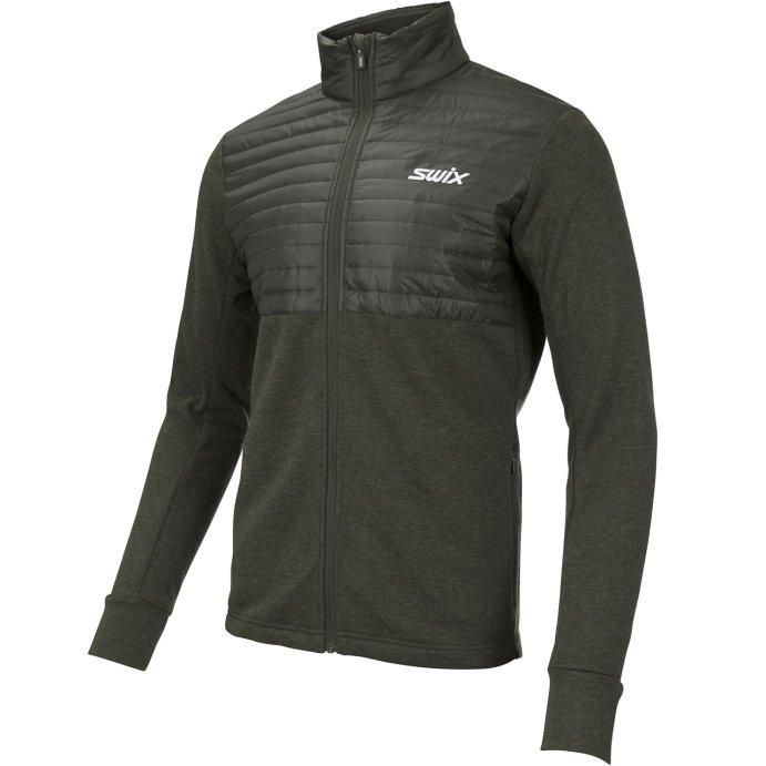 Куртка SWIX Blizzard Hybrid на молнии муж. темно-оливковый 15261/48000 в Твери