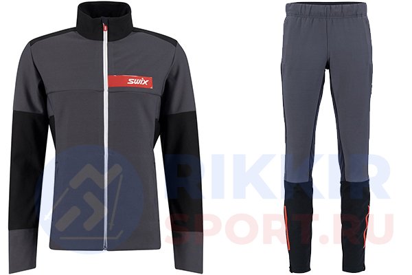 Костюм разминочный SWIX Paragon GTX Infinium муж. 12932/12400 темно-серый в Твери