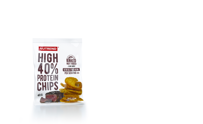 Чипы HIGHT PROTEIN CHIPS NUTREND, пакет 40гр.