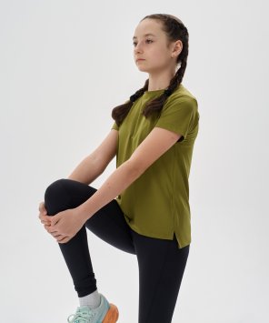 Футболка Nordski Jr. Run 2.0 Olive NSJ1129425