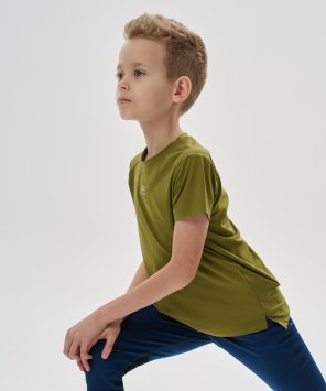 Футболка Nordski Jr. Run 2.0 Olive NSJ1129425