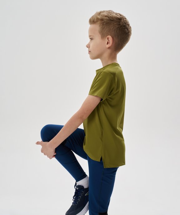 Футболка Nordski Jr. Run 2.0 Olive NSJ1129425