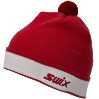 Шапка SWIX Tradition c отворотом 46451/99990 красный Swix S/M