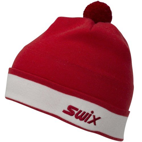 Шапка SWIX Tradition c отворотом 46451/99990 красный Swix S/M