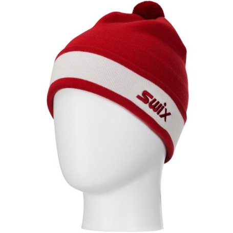 Шапка SWIX Tradition c отворотом 46451/99990 красный Swix S/M