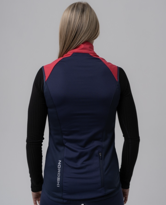 Жилет разминочный NORDSKI Premium Pink/Blueberry W NSW439951
