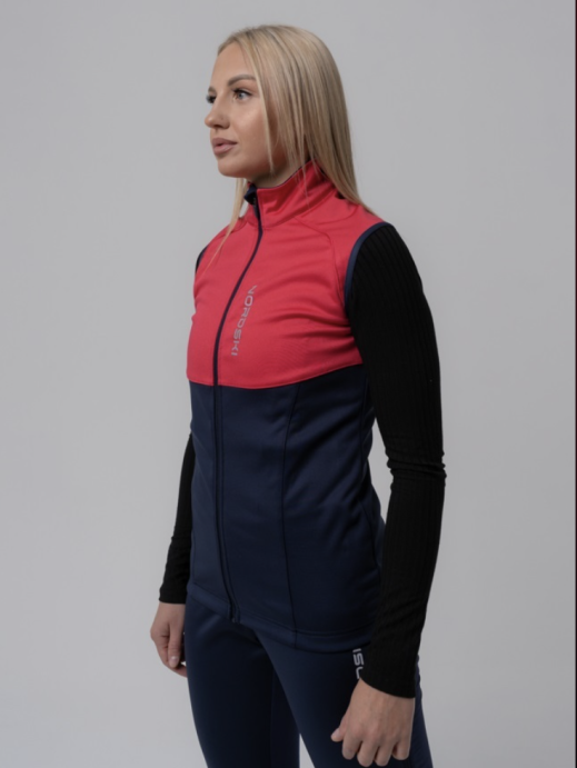 Жилет разминочный NORDSKI Premium Pink/Blueberry W NSW439951