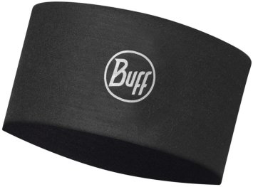 Повязка Buff CoolNet UV+ Wide Headband Solid Black 120007.999.10.00