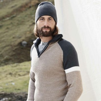 Свитер ULVANG Alta муж. 77531/02517 песочн./гранит