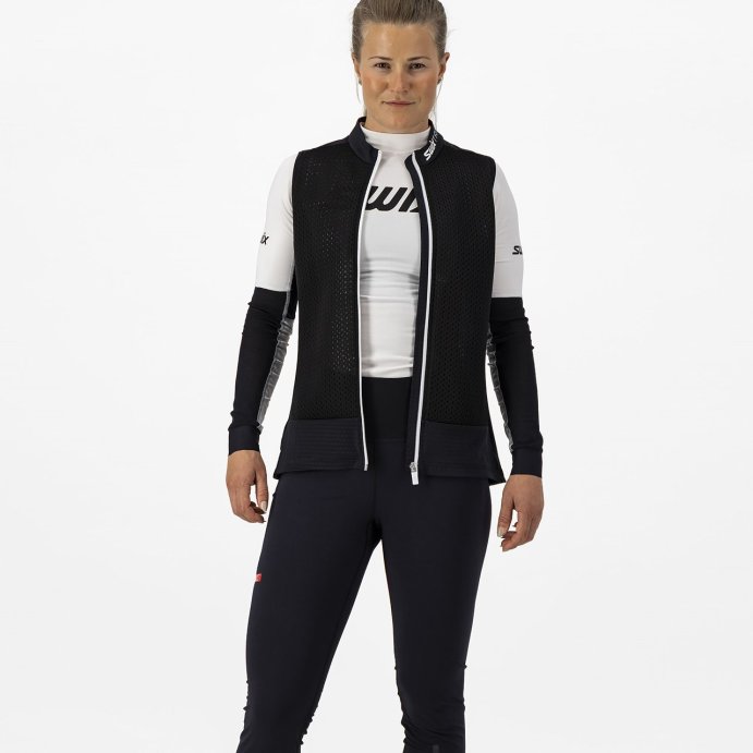 Жилет SWIX Triac air mesh жен. 11336/10000 чёрный в Твери