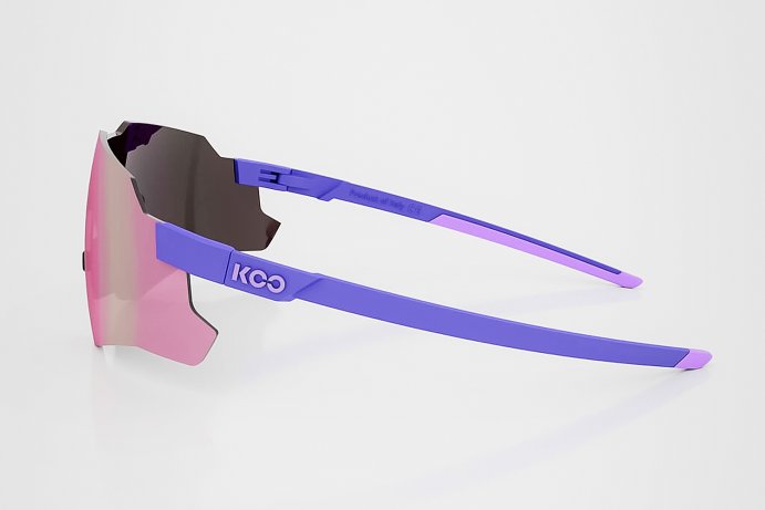 Очки солнцезащитные KOO NEBULA (ирис матовые / маджента зеркальные)