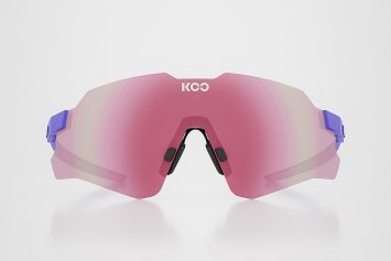 Очки солнцезащитные KOO NEBULA (ирис матовые / маджента зеркальные)