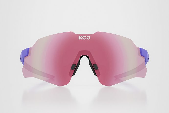 Очки солнцезащитные KOO NEBULA (ирис матовые / маджента зеркальные)