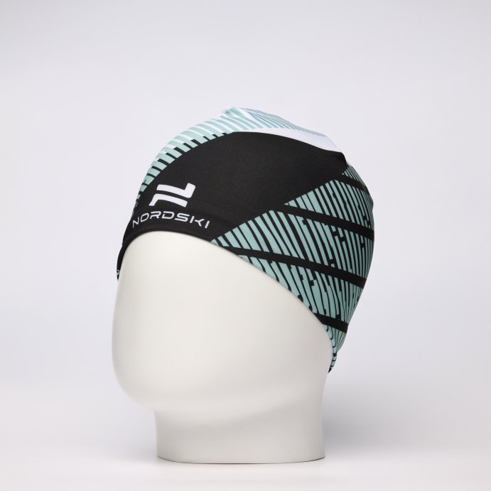 Гоночная шапка Nordski Heat Black/Ice Mint NSV223906