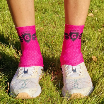 Защитные гетры для бега GAMASH (Розовый тюльпан)