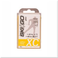 Парафин SKIGO XC Glider Yellow (для всех типов снега) +20°С/-1°С 60 г.