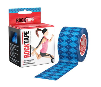 RockTape Кинезиотейп Design, 5см х 5м, синий узор